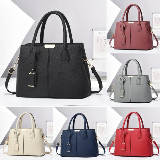 Spacious PU Leather Tote Bag – Trendy Women’s Shoulder Bag