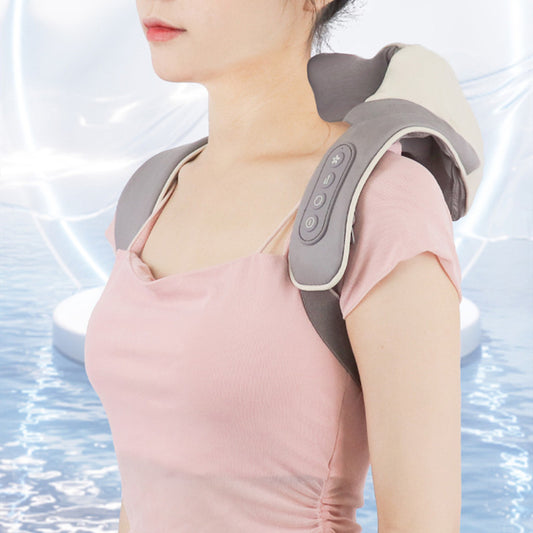 2-Gear Kneading Neck & Shoulder Massager – USB Rechargeable