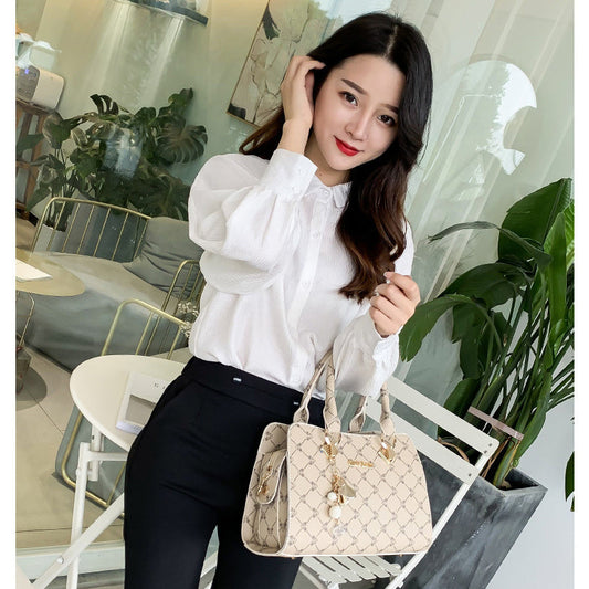 Geometric PU Messenger Bag – European Fashion