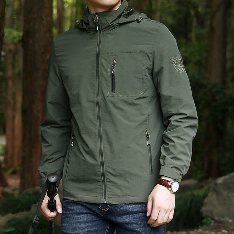 Men's Outdoor Shell Jacket - Lightweight & Versatile