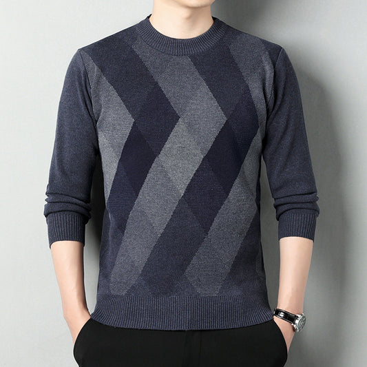 Men's Half-High Collar Sweater Pullover - Warm & Comfortable