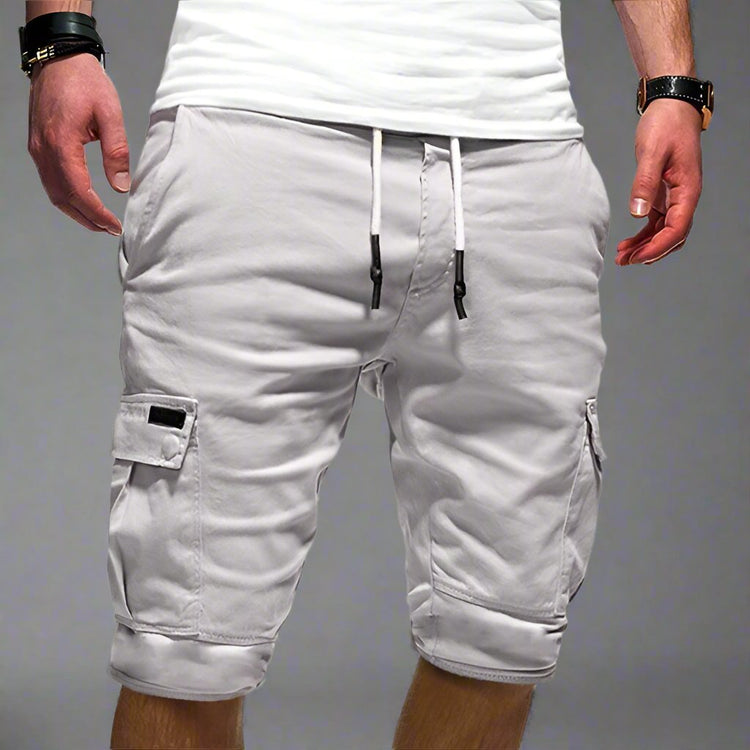 Men's Casual Jogger Sports Cargo Shorts – Military Style