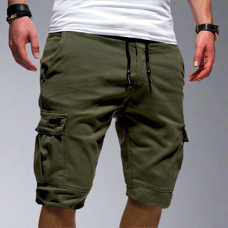 Men's Casual Jogger Sports Cargo Shorts – Military Style