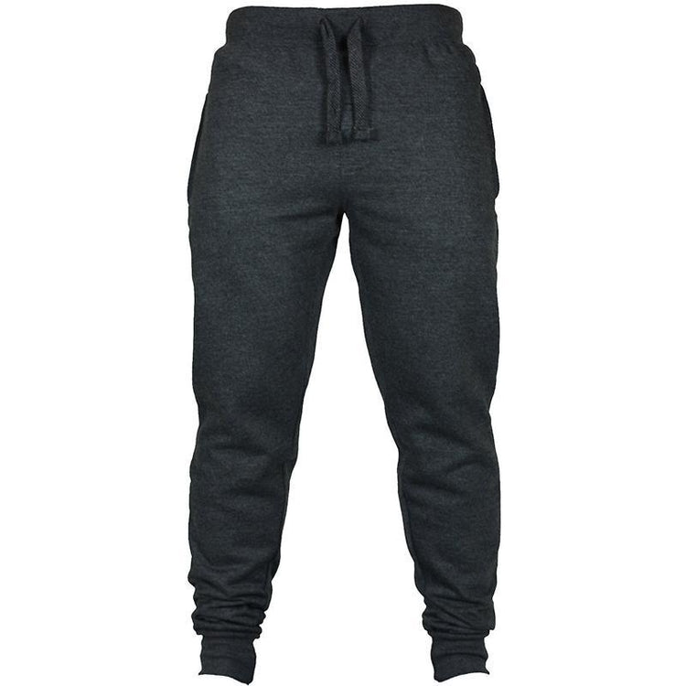 Men's Bodybuilding Fleece Jogger Pants – Mid Waist & Casual Style