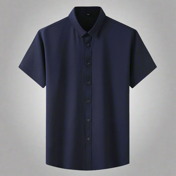 Plus Size Men's Short Sleeve Shirt - Comfort & Style