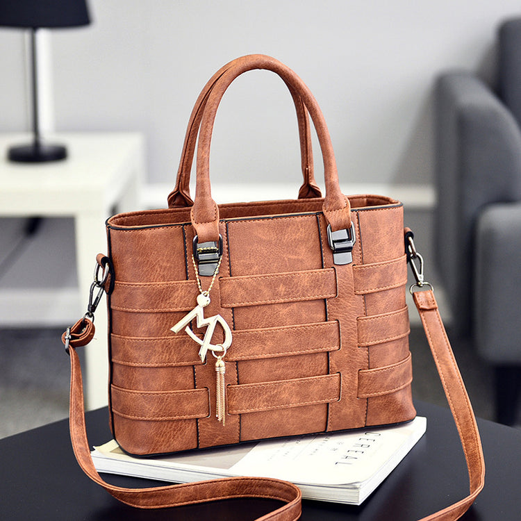 Trendy PU Shoulder & Crossbody Bag – Adjustable Strap