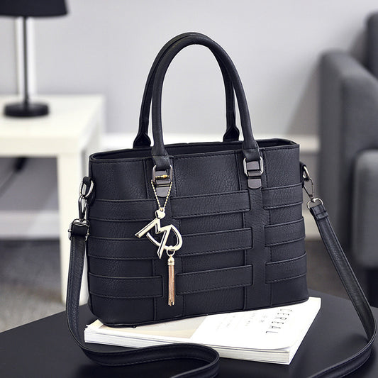 Trendy PU Shoulder & Crossbody Bag – Adjustable Strap