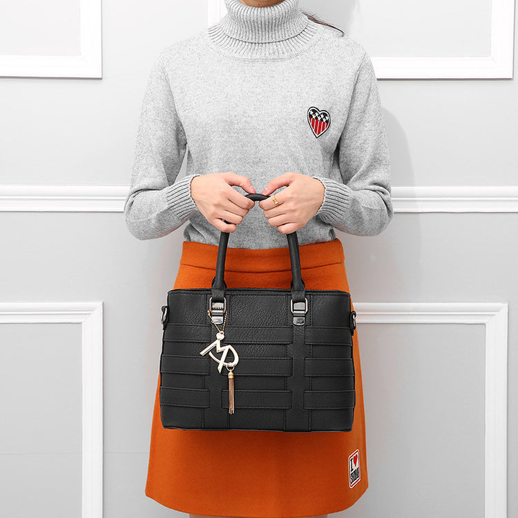 Trendy PU Shoulder & Crossbody Bag – Adjustable Strap