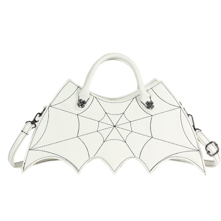 Spider Web Crossbody – Halloween PU Messenger Bag