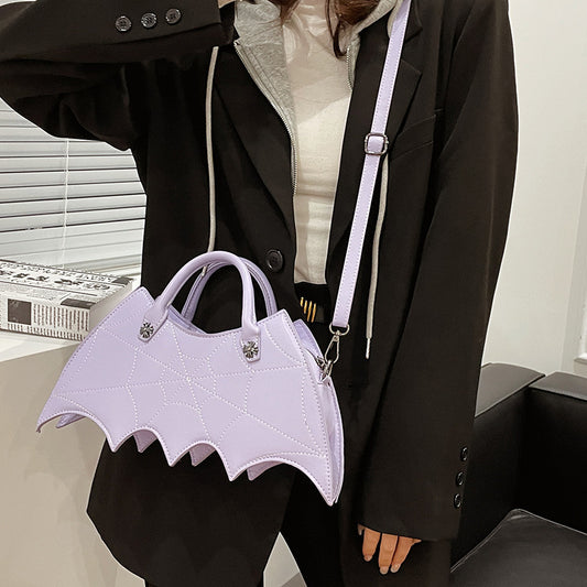 Spider Web Crossbody – Halloween PU Messenger Bag