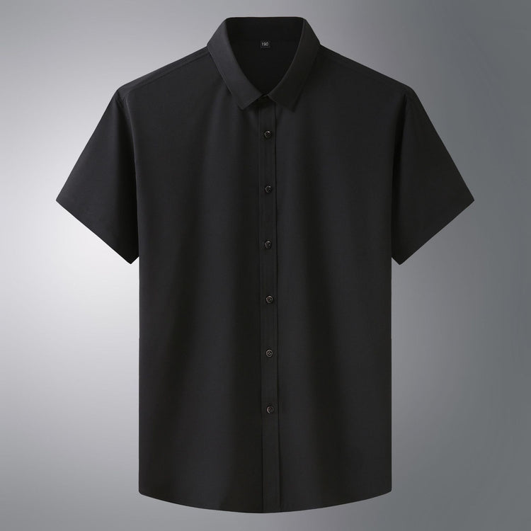 Plus Size Men's Short Sleeve Shirt - Comfort & Style