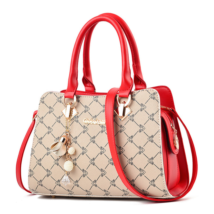 Geometric PU Messenger Bag – European Fashion