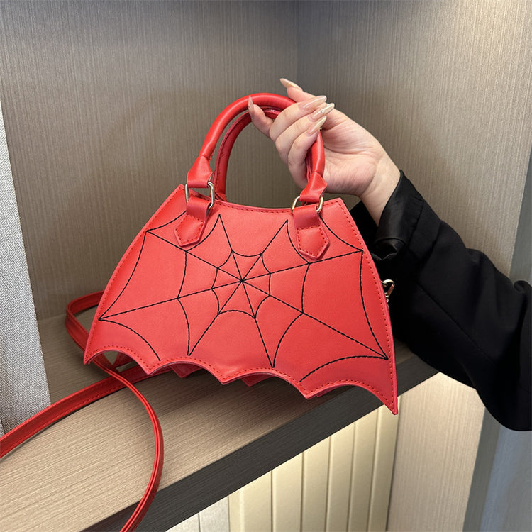 Spider Web Saddle Crossbody – Street Trend PU Bag