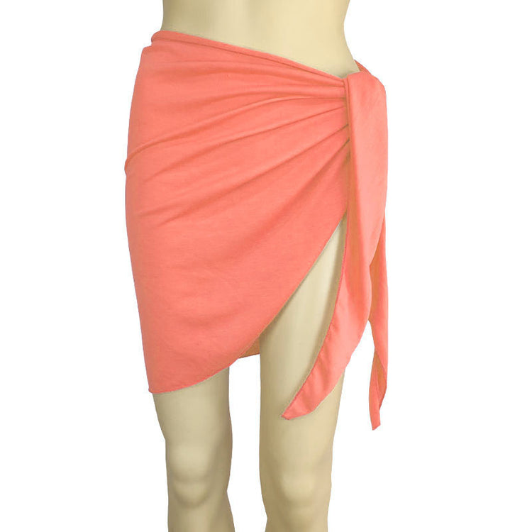 Vibrant Multi-Color Wrap Skirt - Perfect for Beach Days