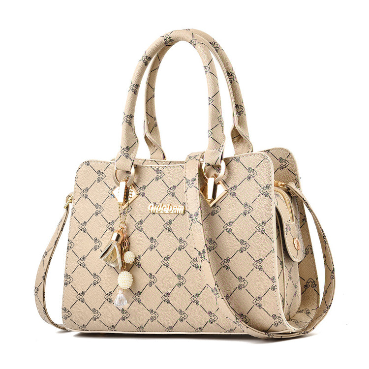 Geometric PU Messenger Bag – European Fashion