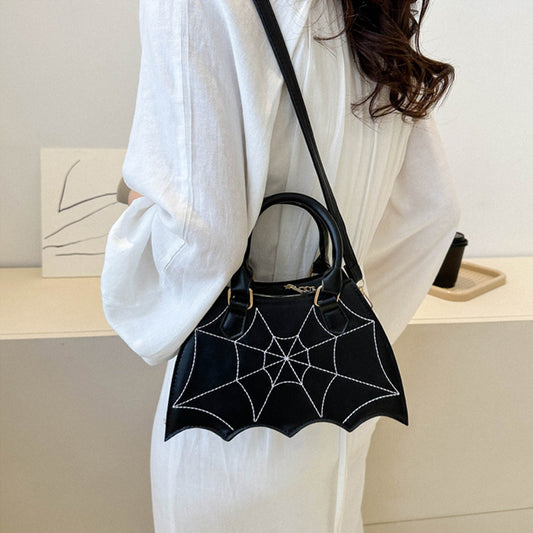 Spider Web Saddle Crossbody – Street Trend PU Bag