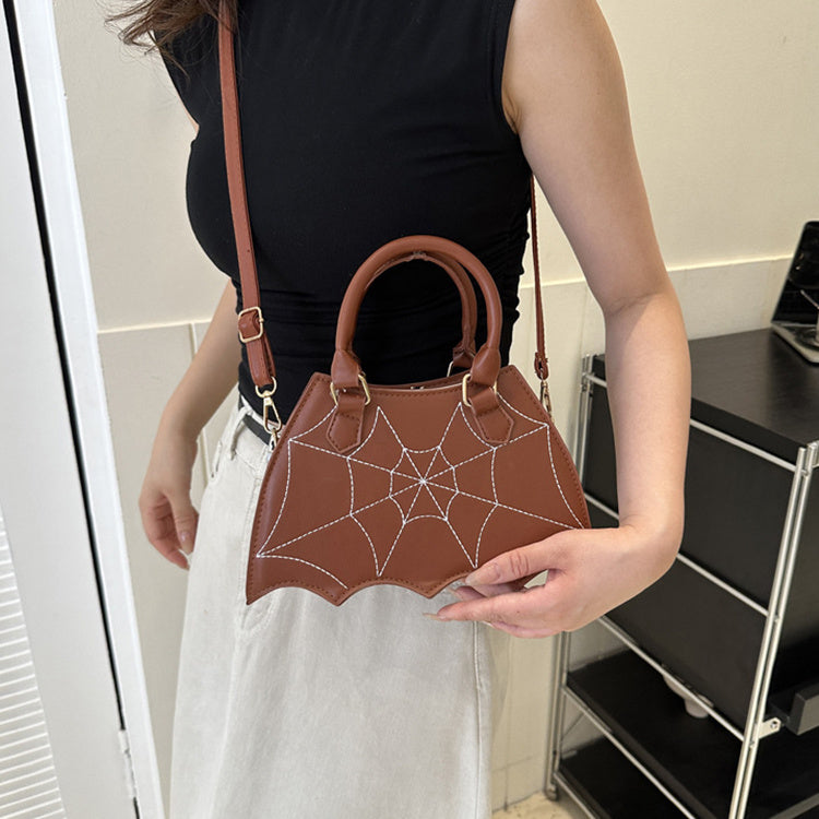 Spider Web Saddle Crossbody – Street Trend PU Bag