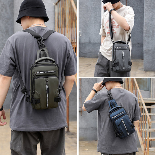 Crossbody Bags Men - Multifunctional Backpack with Waterproof Design