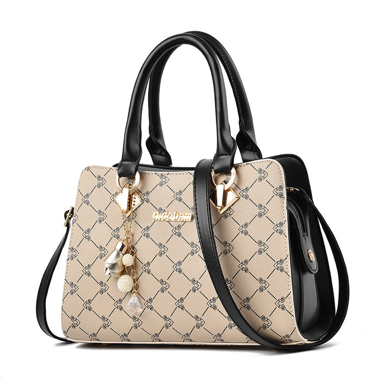 Geometric PU Messenger Bag – European Fashion
