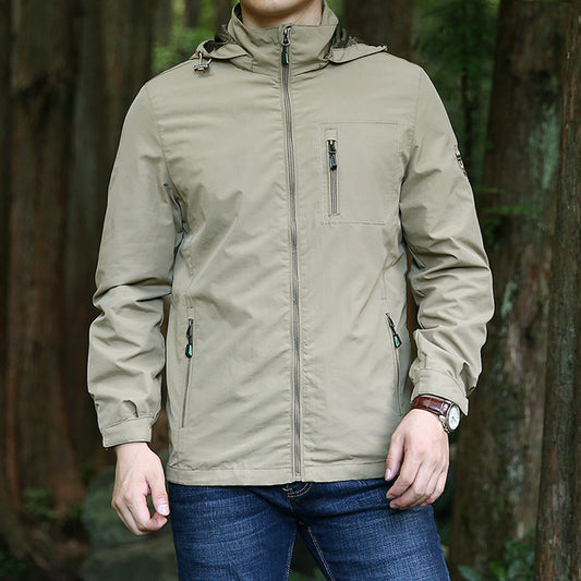 Men's Outdoor Shell Jacket - Lightweight & Versatile