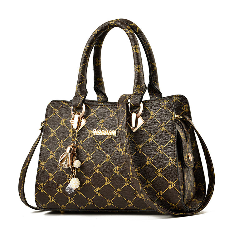 Geometric PU Messenger Bag – European Fashion