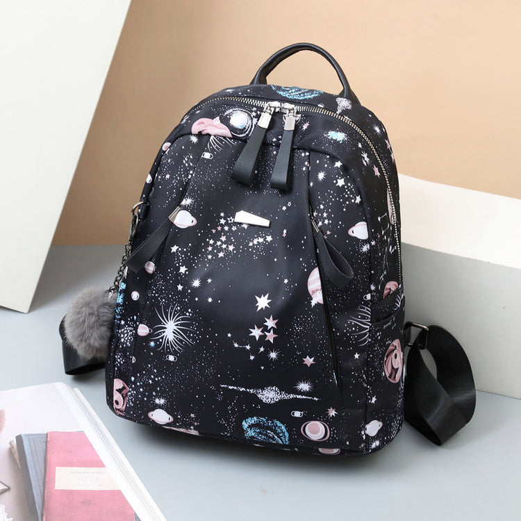 Ins Fashion Backpack Women - Solid School & Travel Bag