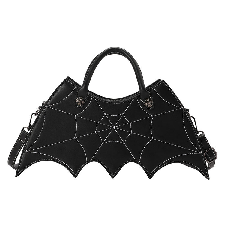 Spider Web Crossbody – Halloween PU Messenger Bag