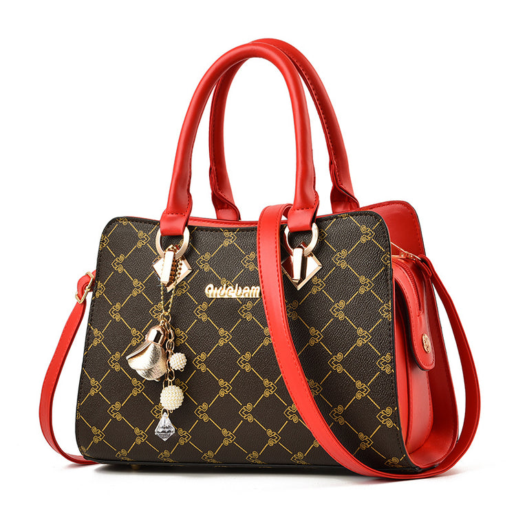 Geometric PU Messenger Bag – European Fashion