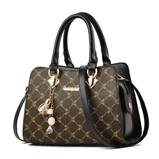 Geometric PU Messenger Bag – European Fashion